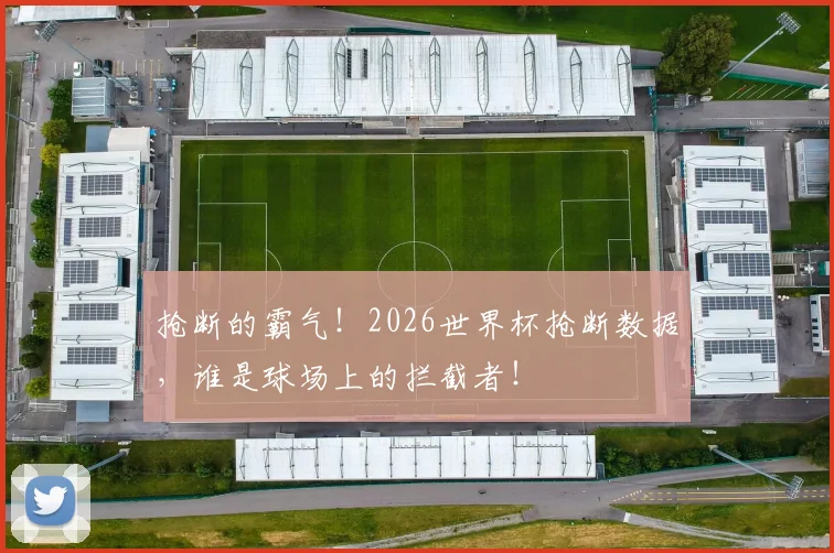 抢断的霸气！2026世界杯抢断数据，谁是球场上的拦截者！